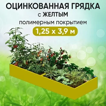 Грядка желтая (1,25 х 3,9)